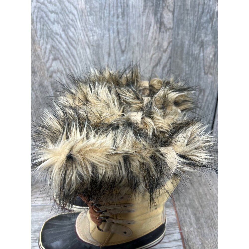 Sorel Joan of Artctic Boots Insulated WaterProof Suede Snow Duck Rubber Tall 11 - Picture 5 of 10